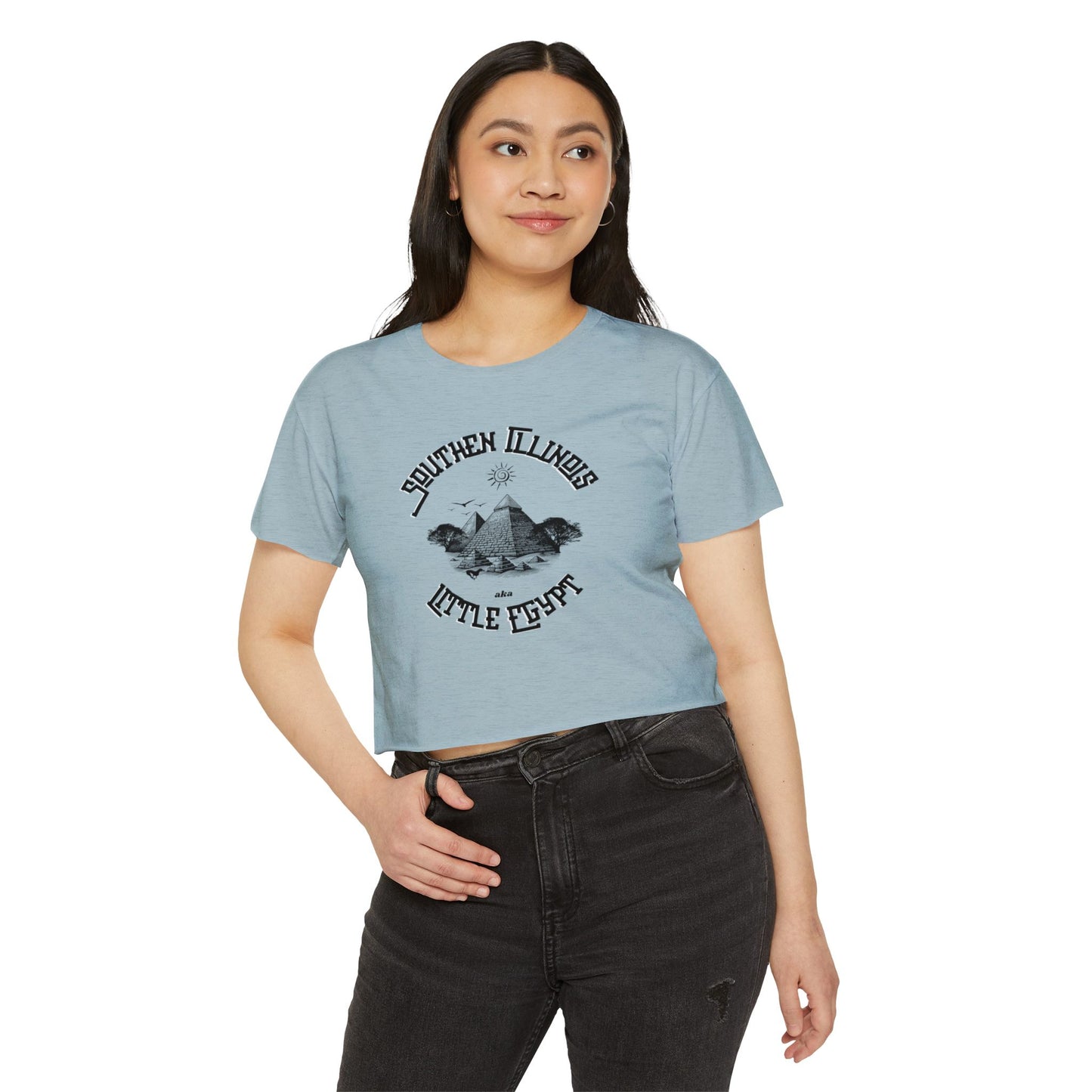 Southern Illinois Little Egypt Crop Top Tee