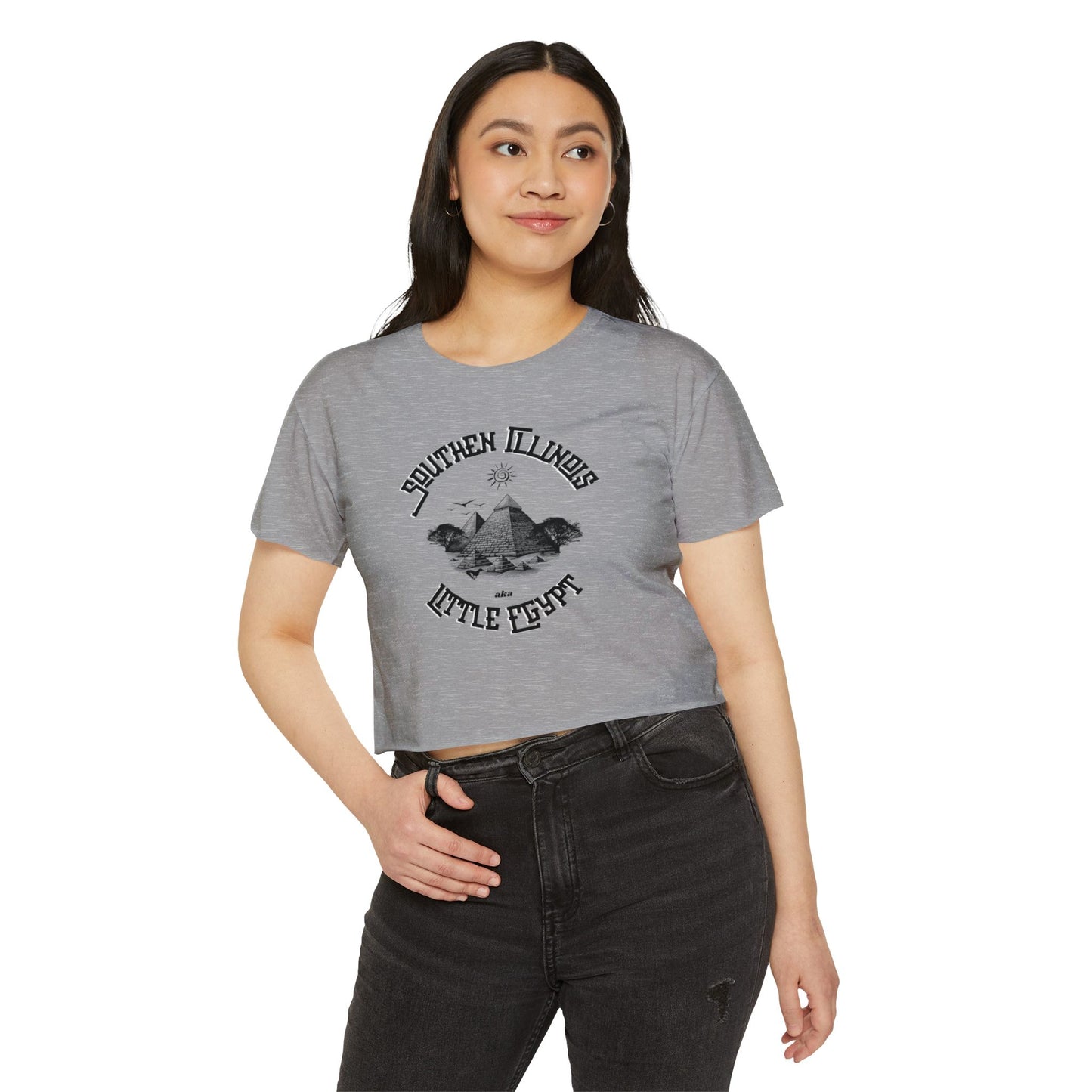 Southern Illinois Little Egypt Crop Top Tee