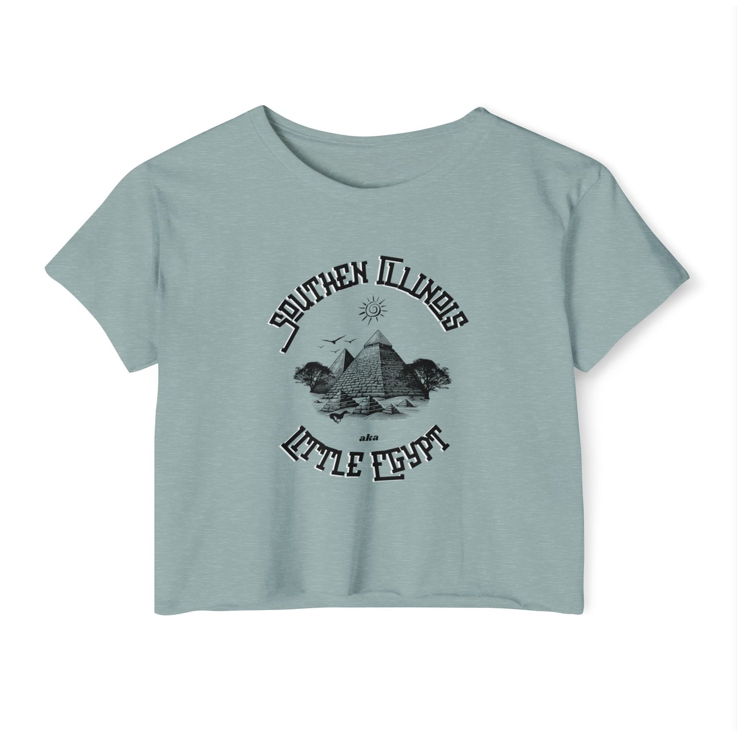 Southern Illinois Little Egypt Crop Top Tee