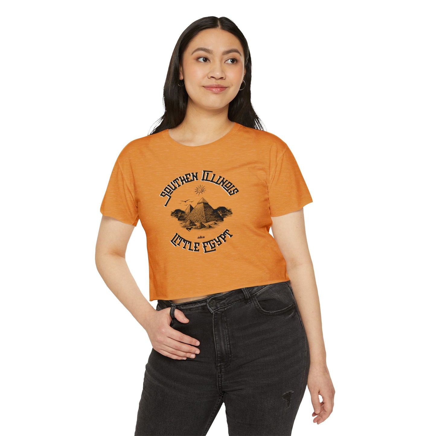 Southern Illinois Little Egypt Crop Top Tee