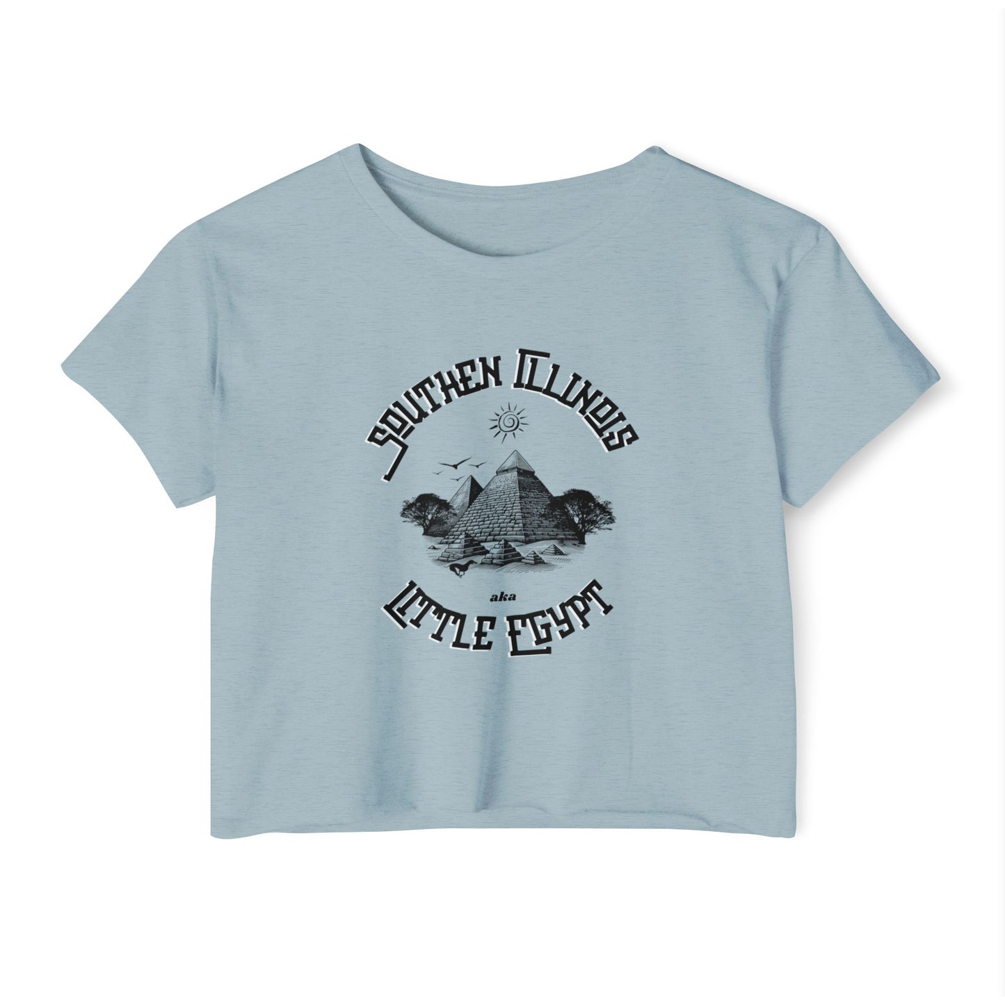 Southern Illinois Little Egypt Crop Top Tee