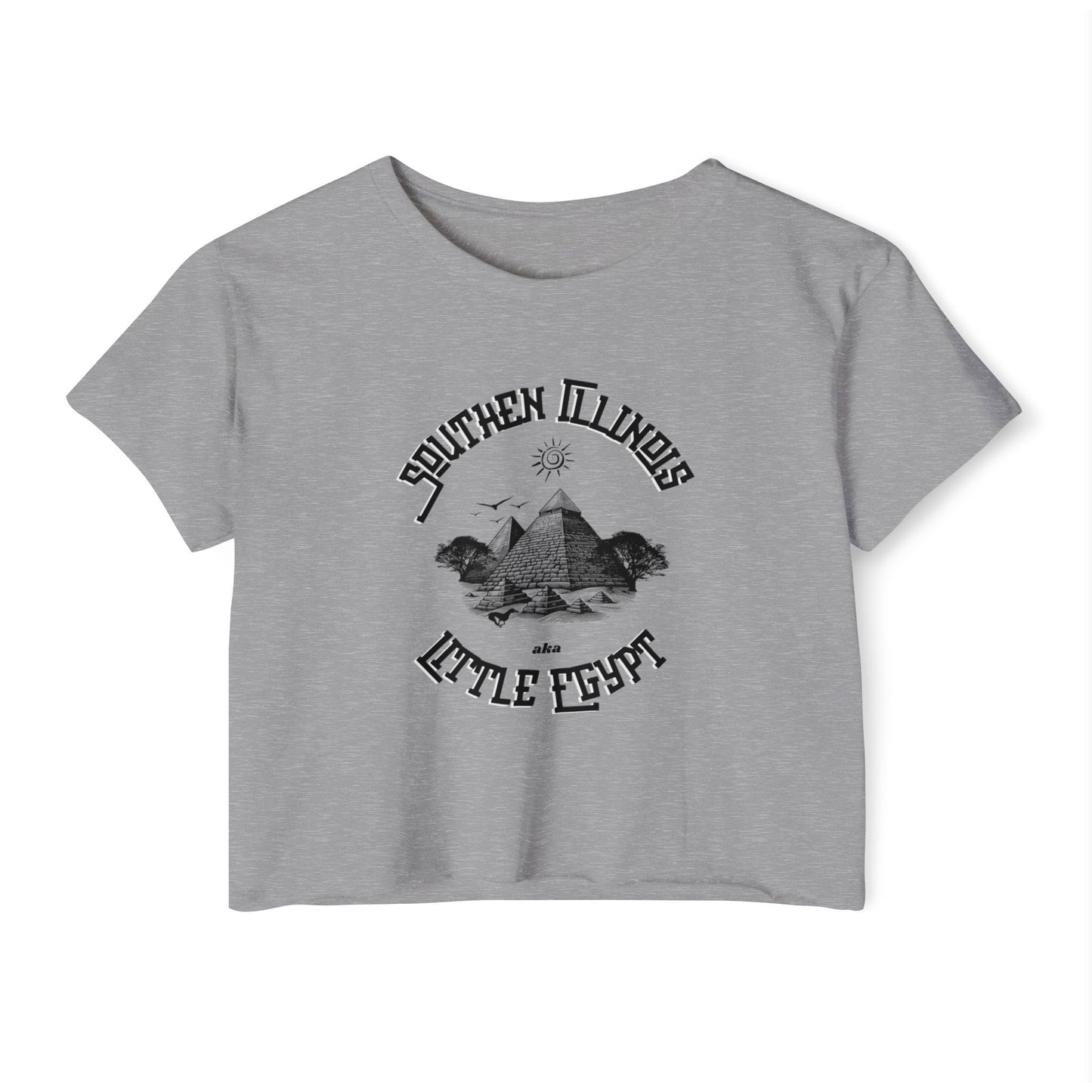Southern Illinois Little Egypt Crop Top Tee