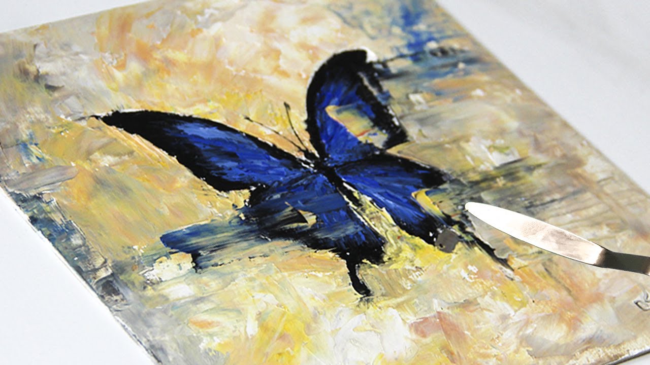 Goldleaf Butterflies & Knife Palette Workshop