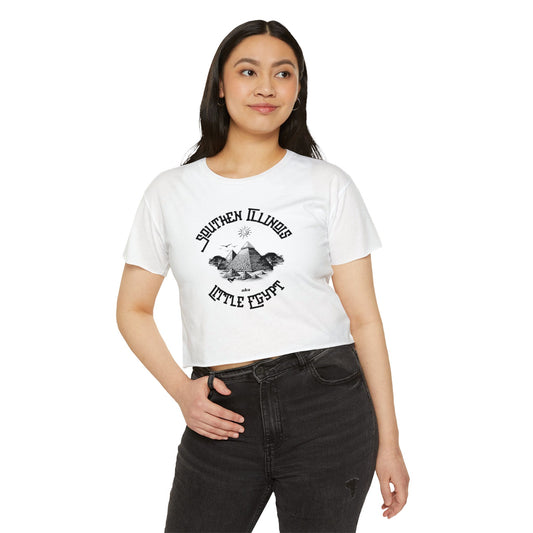 Southern Illinois Little Egypt Crop Top Tee