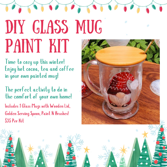 DIY Glass Mug Paint Kit