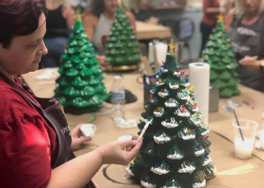 DIY Ceramic Christmas Tree Paint Kit